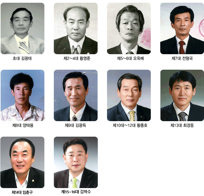 역대조합장